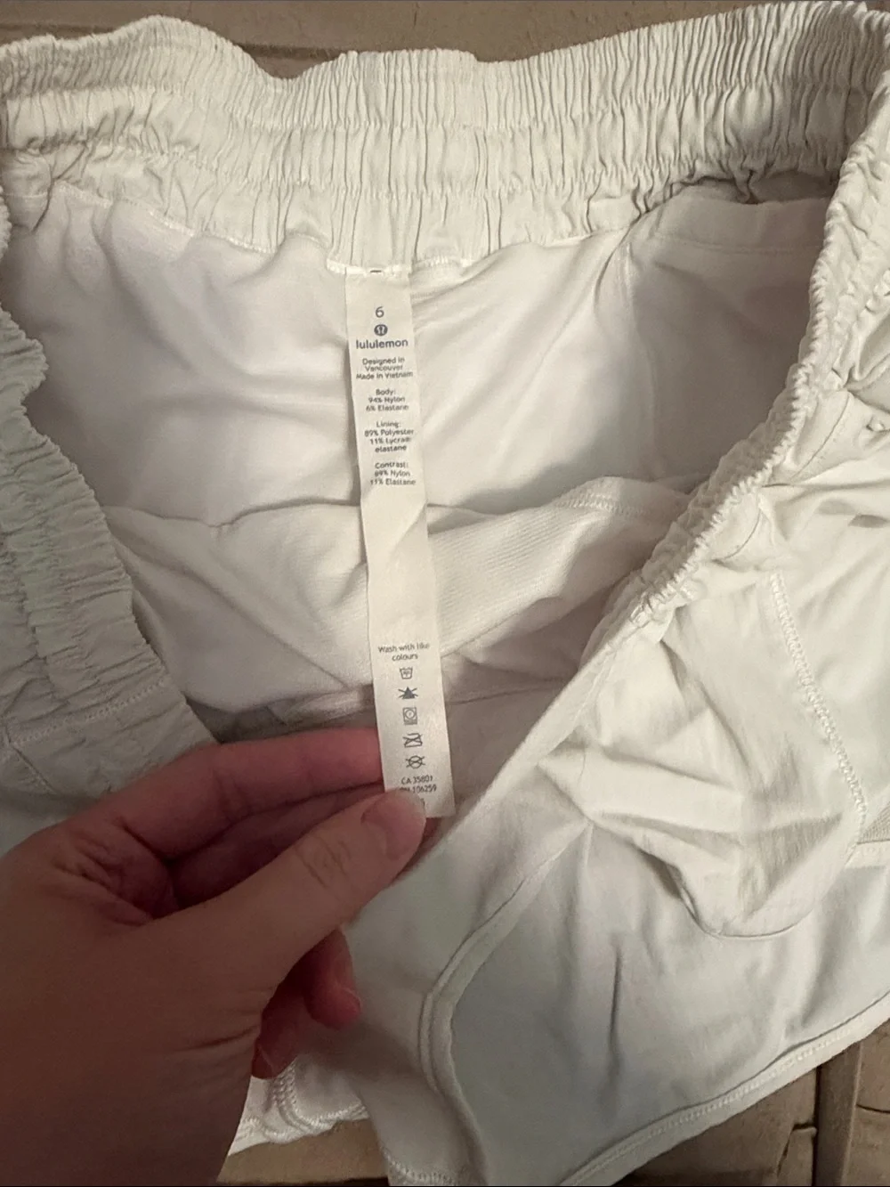lululemon athletica White Women's Athletic Shorts